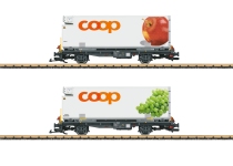LGB 45887 - G - 2-tlg. Set Containertragwagen coop, Ep. VI